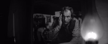 Movie still from “The Painted Bird” (2019), directed by Václav Marhoul – Close Up shot, Over the shoulder angle