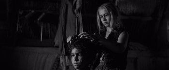 Movie still from “The Painted Bird” (2019), directed by Václav Marhoul – Medium shot, Over the shoulder angle