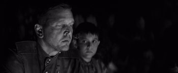 Movie still from “The Painted Bird” (2019), directed by Václav Marhoul – Close Up shot, Over the shoulder angle