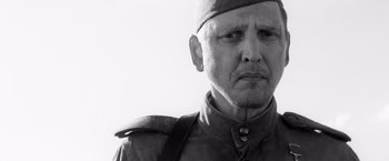 Movie still from “The Painted Bird” (2019), directed by Václav Marhoul – Close Up shot, Low angle