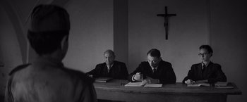 Movie still from “The Painted Bird” (2019), directed by Václav Marhoul – Medium shot, Over the shoulder angle