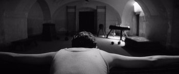 Movie still from “The Painted Bird” (2019), directed by Václav Marhoul – Wide shot, High angle