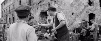 Movie still from “The Painted Bird” (2019), directed by Václav Marhoul – Medium shot, Over the shoulder angle