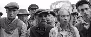 Movie still from “The Painted Bird” (2019), directed by Václav Marhoul – Medium shot, Low angle