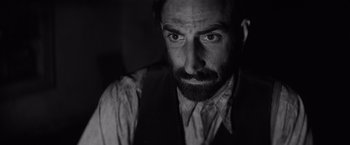 Movie still from “The Painted Bird” (2019), directed by Václav Marhoul – Close Up shot, Low angle