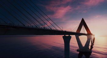 Movie still from “The Post” (2017), directed by Steven Spielberg – Extreme Wide shot, Low angle