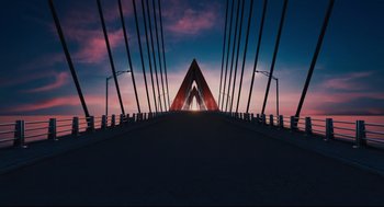 Movie still from “The Post” (2017), directed by Steven Spielberg – Extreme Wide shot, Low angle