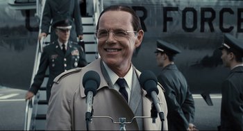 Movie still from “The Post” (2017), directed by Steven Spielberg – Close Up shot, Over the shoulder angle