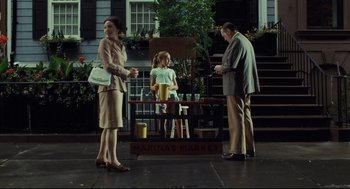 Movie still from “The Post” (2017), directed by Steven Spielberg – Wide shot, Over the shoulder angle