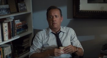 Movie still from “The Post” (2017), directed by Steven Spielberg – Medium shot, Over the shoulder angle