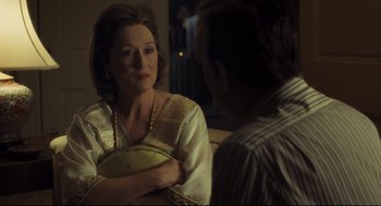 Movie still from “The Post” (2017), directed by Steven Spielberg – Close Up shot, Over the shoulder angle