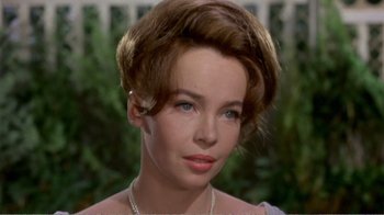 Movie still from “Fanny” (1961), directed by Joshua Logan – A person with short hair; Close Up shot, Over the shoulder angle