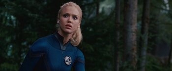 Movie still from “Fantastic Four: Rise of the Silver Surfer” (2007), directed by Tim Story – Close Up shot, Over the shoulder angle