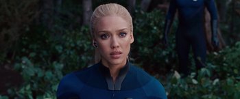 Movie still from “Fantastic Four: Rise of the Silver Surfer” (2007), directed by Tim Story – Close Up shot, Over the shoulder angle