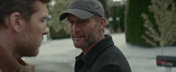 Movie still from “The Shack” (2017), directed by Stuart Hazeldine – A person wearing a hat; Close Up shot, Over the shoulder angle