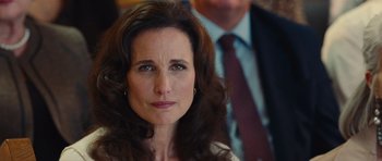 Movie still from “Footloose” (2011), directed by Craig Brewer – A person wearing a suit and tie; Close Up shot, Over the shoulder angle