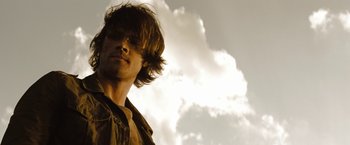 Movie still from “Friday the 13th” (2009), directed by Marcus Nispel – A person with long hair; Close Up shot, Low angle