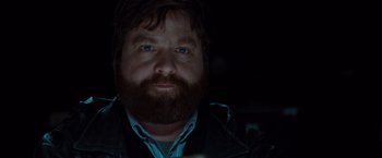 Movie still from “G-Force” (2009), directed by Hoyt Yeatman – A person with a beard; Close Up shot, Low angle