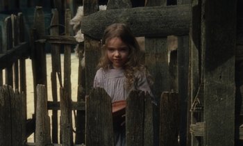 Movie still from “The World to Come” (2020), directed by Mona Fastvold – Medium shot, High angle