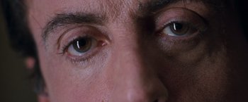 Movie still from “Get Carter” (2000), directed by Stephen Kay – View of a person's eyes; Extreme Close Up shot, Overhead angle