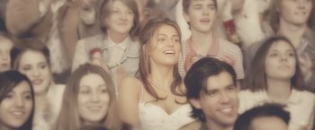 Movie still from “Ghost Rider” (2007), directed by Mark Steven Johnson – A group of young people sitting in a room; Close Up shot, Over the shoulder angle
