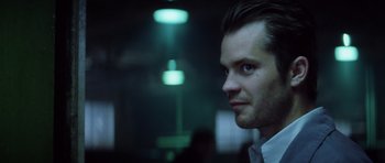 Movie still from “Gone in 60 Seconds” (2000), directed by Dominic Sena – A person looking at the camera; Close Up shot, Low angle