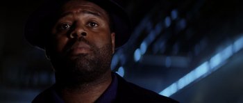 Movie still from “Gone in 60 Seconds” (2000), directed by Dominic Sena – A person wearing a hat; Close Up shot, Low angle