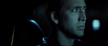 Movie still from “Gone in 60 Seconds” (2000), directed by Dominic Sena – A person in a car at night; Close Up shot, Over the shoulder angle