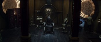 Movie still from “Total Recall” (2012), directed by Len Wiseman – Wide shot, High angle