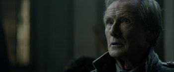 Movie still from “Total Recall” (2012), directed by Len Wiseman – Close Up shot, Low angle