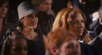 Movie still from “Grown Ups” (2010), directed by Dennis Dugan – A group of people sitting in front of each other; Close Up shot, Over the shoulder angle