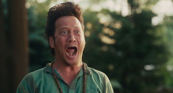 Movie still from “Grown Ups” (2010), directed by Dennis Dugan – A person with his mouth wide open; Close Up shot, Low angle