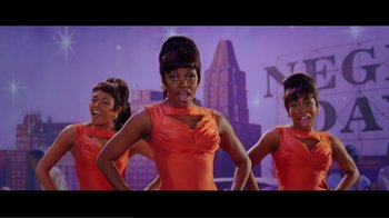 Movie still from “Hairspray” (2007), directed by Adam Shankman – A group of black women standing next to each other; Medium shot, Low angle